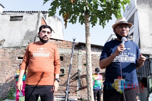 Machfud Arifin bersama Dahlan Iskan