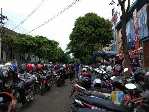 Ilustrasi salah satu parkiran yang ada di Kabupaten Malang (Foto : Istimewa)