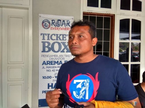 Asisten pelatih Arema FC, Kuncoro (foto dok MalangTIMES)
