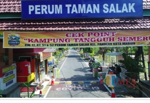 Kampung Tangguh Semeru di Kelurahan Pandean, Kota Madiun.