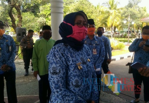 Wakil Bupati Lumajang Ir. Hj. Indah Amperawati M.Si (Foto ; Moch. R. Abdul Fatah / Jatim TIMES)