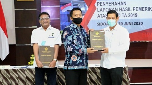 Wali Kota Kediri Sampaikan Integritas Pengelolaan Keuangan Pemkot Kediri Terus Meningkat. (Foto: Ist)
