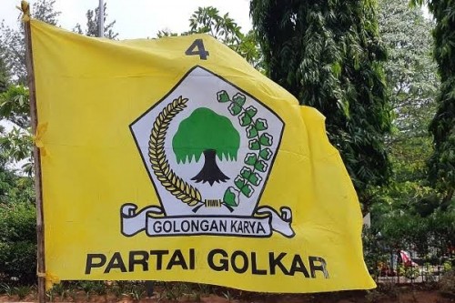 Ilustrasi Bendera Partai Golkar. (Foto: Istimewa)