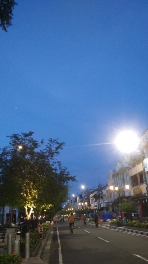 Kondisi Jalan Malioboro Yogyakarta