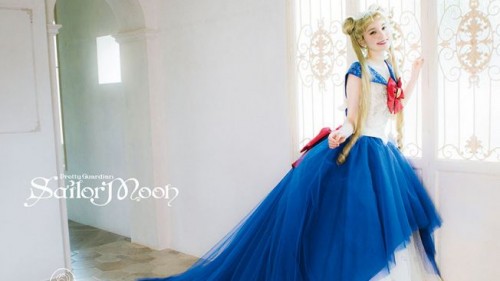 Gaun pengantin Sailor Moon. (Foto: Mariarosa).