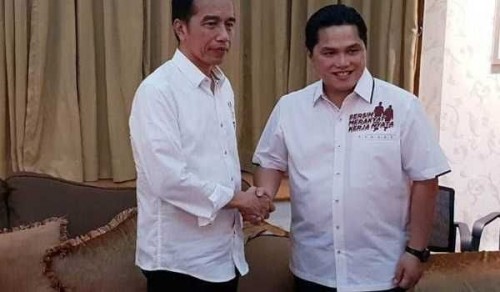 Jokowi dan Erick Thohir (Foto: Kompasiana.com)