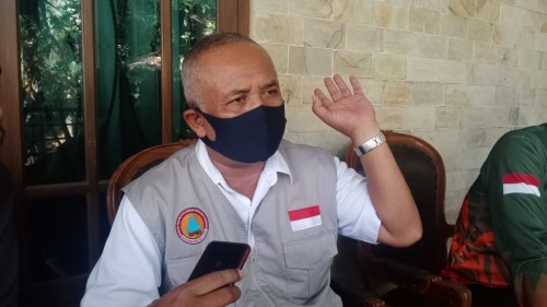 Kepala Badan Penanggulangan Bencana Daerah (BPBD) Kabupaten Malang, Bambang Istiawan saat di wawancarai oleh awak media, Rabu (8/7/2020). (Foto: Istimewa)