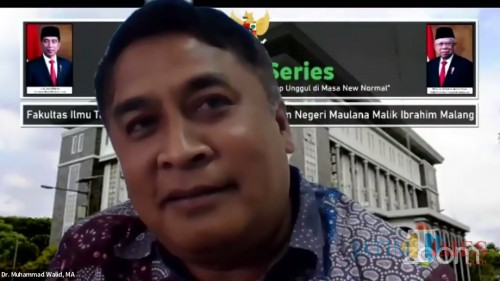 Pakar Pendidikan dari Universitas Islam Negeri Maulana Malik Ibrahim (UIN Malang) Dr Muhammad Walid MA. (Foto: Ima/MalangTIMES)