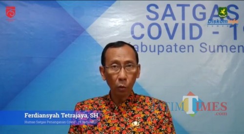 Humas Satgas Percepatan dan Penanganan Covid-19 Sumenep, Ferdiansyah Tetrajaya (Foto: Diskominfo Sumenep for JatimTimes)