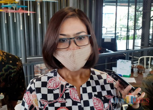 Kepala BPJS Kesehatan Cabang Malang, Dina Diana Permata. (Arifina Cahyanti Firdausi/MalangTIMES).
