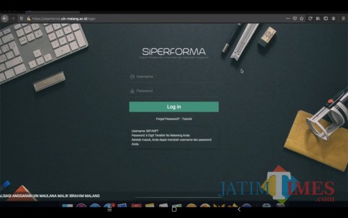 SiPERFORMA (Sistem Pelaporan, Informasi, dan Realisasi Anggaran). (Foto: istimewa)