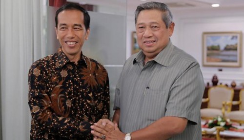 Presiden Joko Widodo dan Susilo Bambang Yudhoyono (Foto: Akurat.co)
