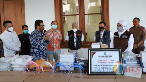 Bantuan yang diterima Pemprov Jatim.