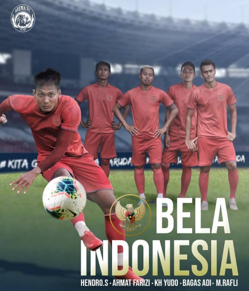 Lima pemain Arema FC yang dipanggil Timnas Indonesia (official Arema FC)