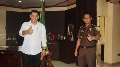 Sambut Hari Bakti Adhyaksa Ke-60, wali kota Kediri sampaikan sinergitas dengan Kejaksaan Negeri Kota Kediri. (Foto: Ist)