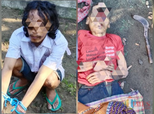 Imam Basori dan ayahnya Tumiran / Foto : Istimewa / Tulungagung TIMES