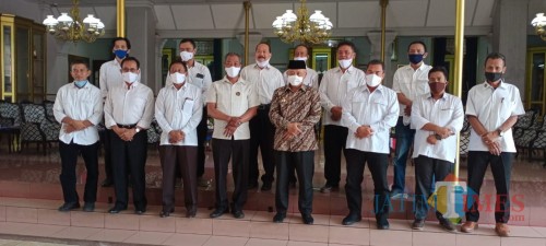 Suasana usai audiensi antara Pemkab Malang dan KONI Kabupaten Malang