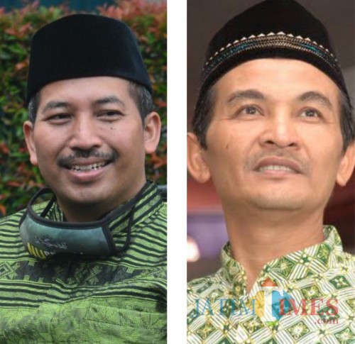 Kiri: dr. Umar Usman (Ketua PCNU Kab. Malang), kanan: Drs Mursidi (Ketua PDM Kab. Malang). (Istimewa)