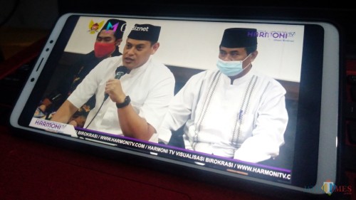 Khotmil Quran Virtual Awali Rangkaian Hari Jadi Kota Kediri ke-1141. (Foto: Bams Setioko/JatimTimes)