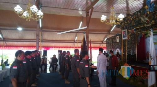 Pengurus Perbakin Bangkalan periode 2020-2024 dilantik di Pendopo Agung Bangkalan, Rabu (29/7).