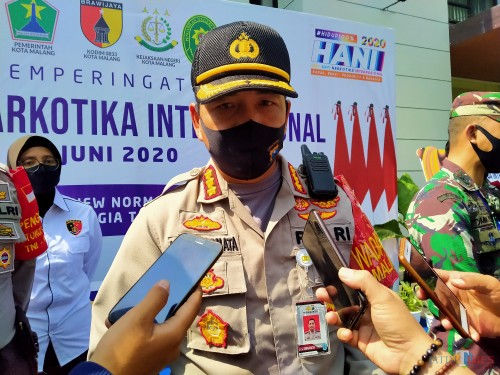 Kapolresta Malang Kota Kombespol Leonardus Simarmata (doc Malang TIMES)