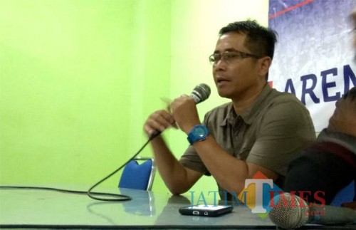 Pelatih Persik Kediri, Joko Susilo (foto dok MalangTIMES)