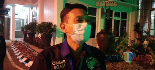 Sekda Kabupaten Malang, Wahyu Hidayat saat dikonfirmasi soal adanya salah satu ASN di Kabupaten Malang yang dinyatakan positif covid-19