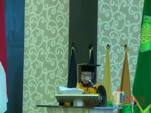 Guru Besar Dalam Bidang llmu Biologi Fakultas Saintek UIN Malang, Prof Dr drh Hj Bayyinatul Muchtaromah MSi. (Foto: Ima/ MalangTIMES)