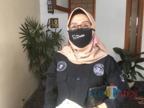 Humas Satgas Covid-19 Kabupaten Malang Aniswaty Aziz (Foto : Ashaq Lupito / MalangTIMES)