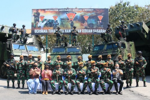 Suasana saat dibukanya pelatihan Operation Course for Operation MLRS Astros II MK 6 di Batalyon Armed