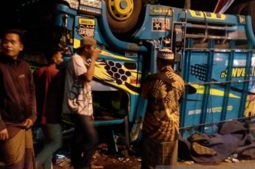 Kecelakaan beruntut di Jember (Foto: Portal Jember)