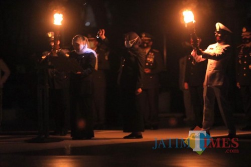 Apel Kehormatan dan Renungan Suci, di Taman Makam Pahlawan (TMP)