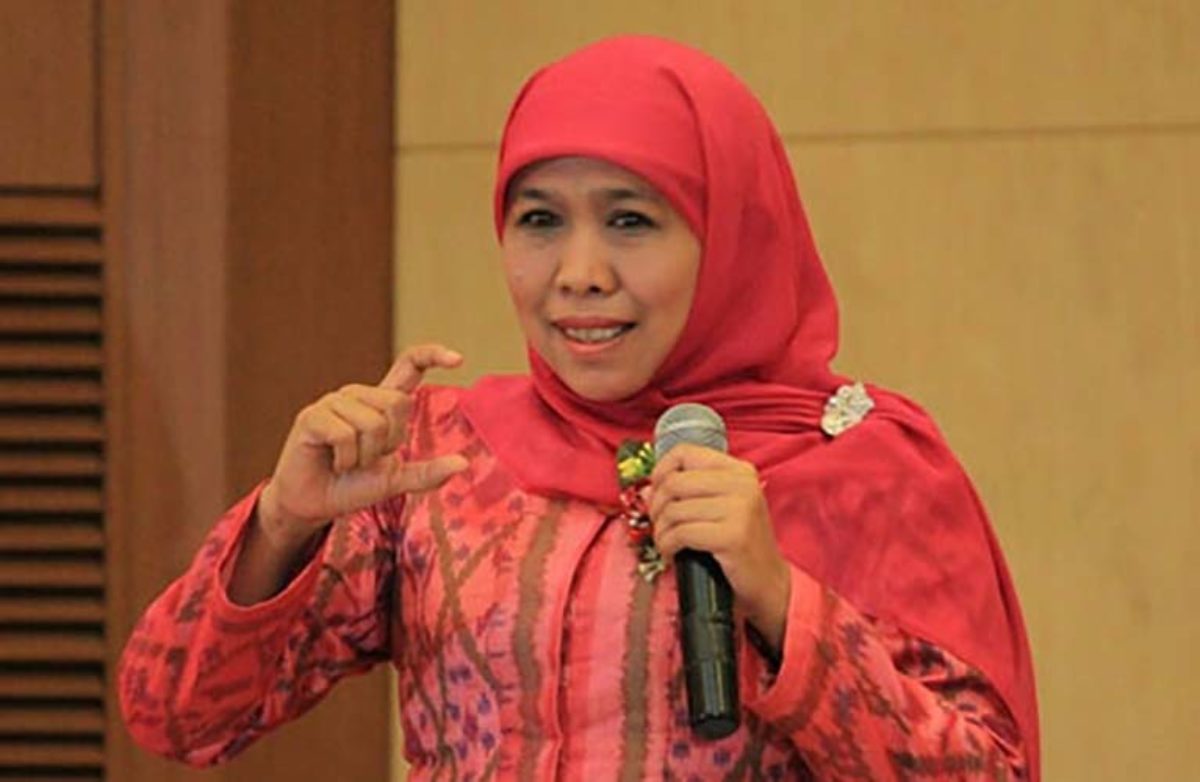 Kasus Covid19 di Jatim Mulai Menurun, Khofifah Minta
