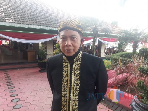 Kepala Dinas Pariwisata dan Kebudayaan (Disparbud) Kabupaten Malang, Made Arya Wedanthara saat ditemui awak media, Senin (17/8/2020). (Foto: Tubagus Achmad/MalangTimes)