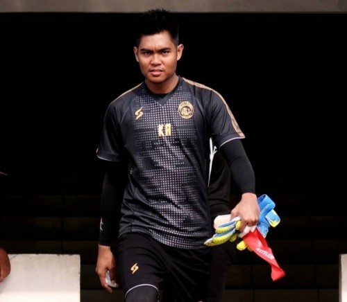 Kartika Ajie saat persiapan menjalani pertandingan Arema FC vs PSIS Semarang. (official Arema FC)