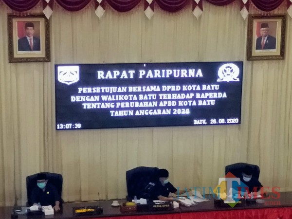 Bahas Perubahan Anggaran, Ini Isi Rapat Paripurna 2020 DPRD Kota Batu