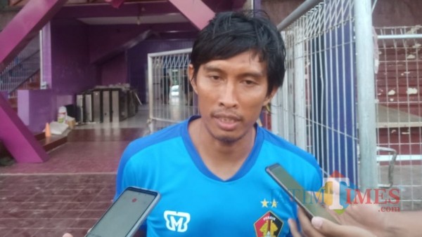 Pelatih Persik Budi Sudarsono. (Foto: Bams Setioko/JatimTIMES)