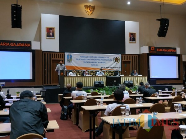 Pembekalan kontingen atlet Porwanas Jatim (Hendra Saputra)