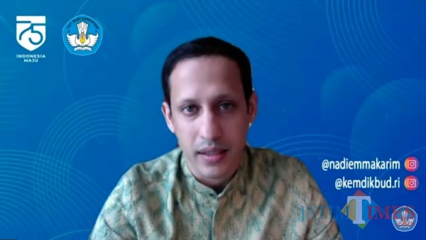 Menteri Pendidikan dan Kebudayaan (Mendikbud) Nadiem Makarim. (Foto: Ima/MalangTIMES)