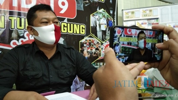 Wakil Jubir Gugus Tugas Percepatan Penanganan Covid 19 Tulungagung, Galih Nusantoro (Joko Pramono for Jatim TIMES)