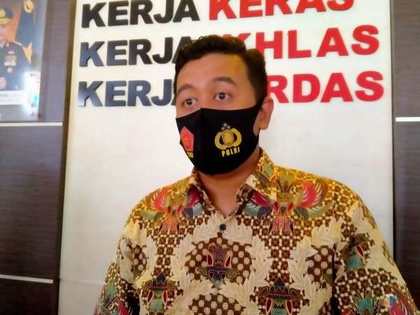 Kasat Reskrim Polresta Malang Kota, AKP Azi Pratas Guspitu (Anggara Sudiongko/MalangTIMES)