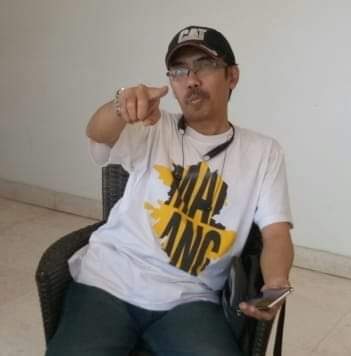 Safril Marfadi alias Caping, pembuat meme Bupati Sanusi yang dilaporkan ke polisi (Foto : Facebook Laksamana Comrader Caping)