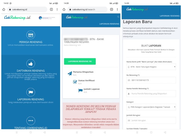 Capture situs cekrekeningdotid (Anggara Sudiongko/MalangTIMES)