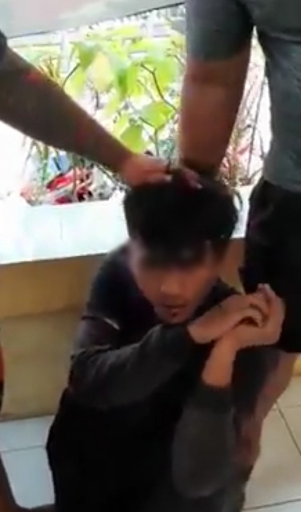 Pelaku yang tertangkap mencuri di kawasan Jalan Werkudara pada Sabtu (5/9/2020)(Ist)