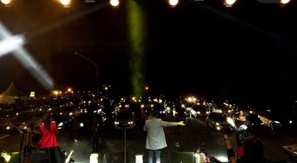 Saat Konser di Semarang (Foto: Drive-in Konser)