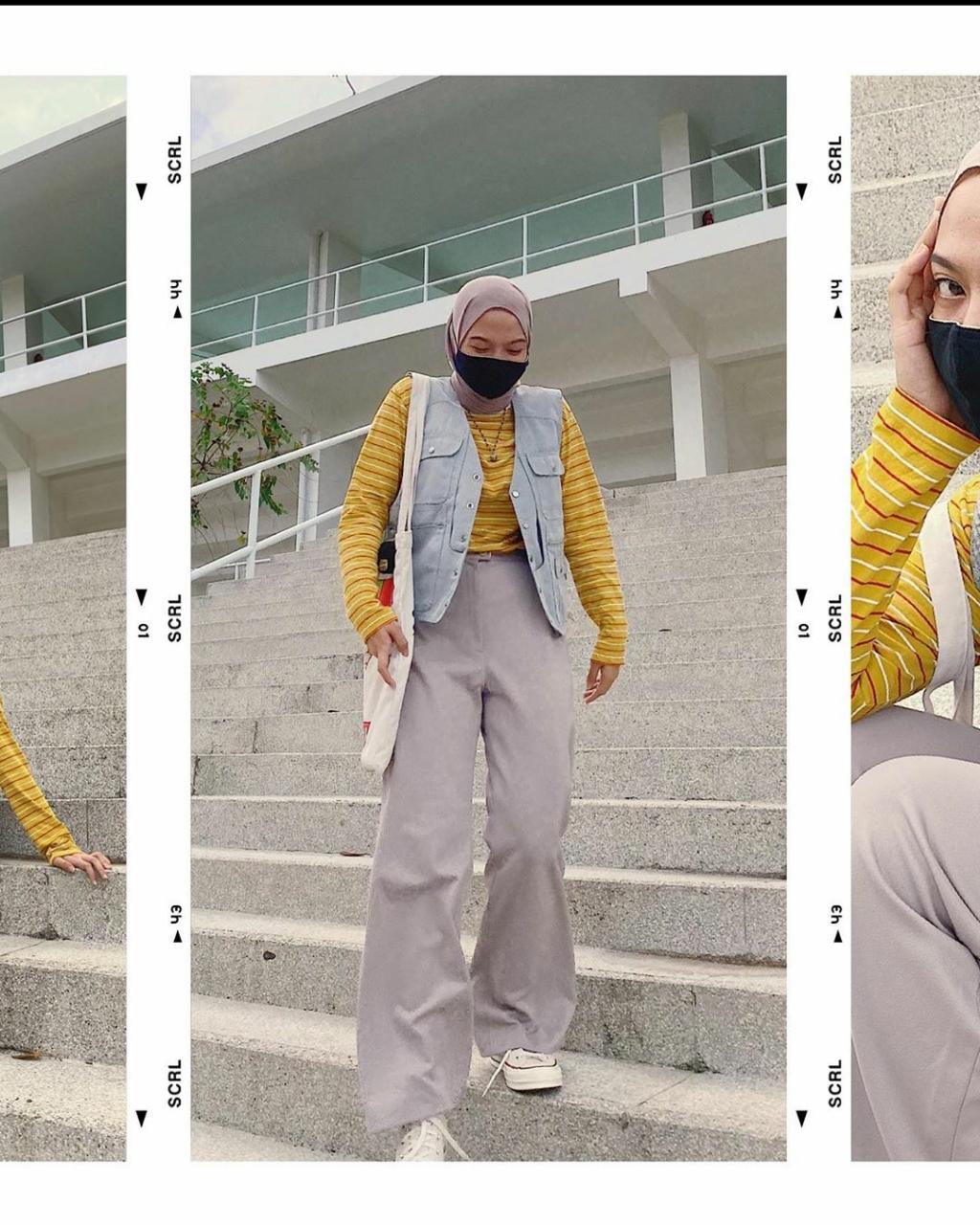 inspirasi padu padan vest mulai formal