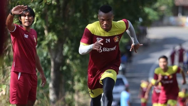 Sesi latihan Persik Kediri. (Foto: Dok PersikFC)