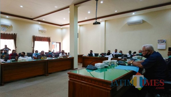 Suasana di dalam gedung DPRD Trenggalek