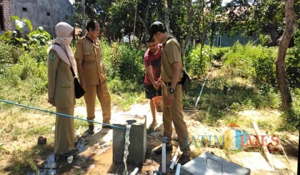 Salah satu Lokasi pengeboran di Dusun Tengah, Desa Mapper, Kecamatan Proppo, Pamekasan.