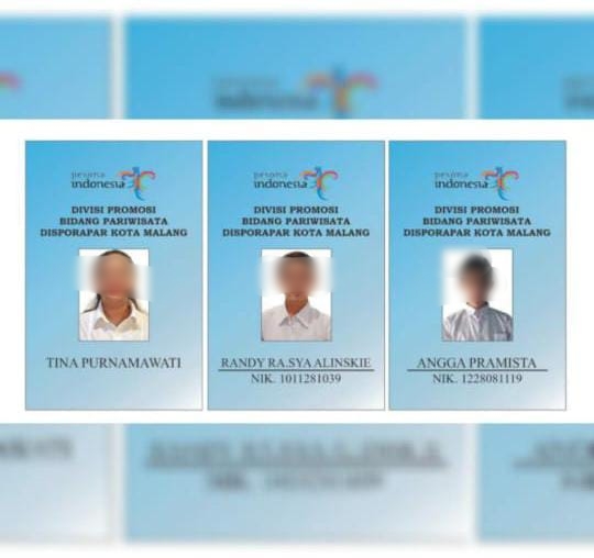 Tiga oknum yang diduga mencatut nama Disparpora untuk memintai souvenir pelaku usaha diduga untuk keuntungan pribadi (istimewa).